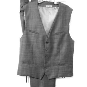 Express Photographer Style Pant Sz 36/32 & Vest XL